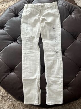 Guess Low-rise Distressed Slim Fit Jeans